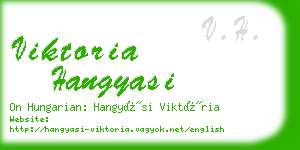 viktoria hangyasi business card